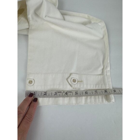 Pistola NEW Revolve Tammy High Rise Trouser Ivory Women's 33 Button Fly Casual - Picture 11 of 11